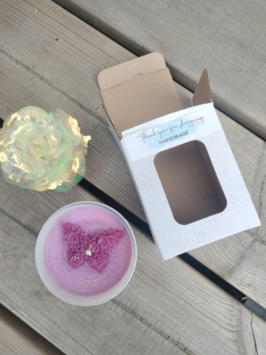Bougie en pot Violette des bois